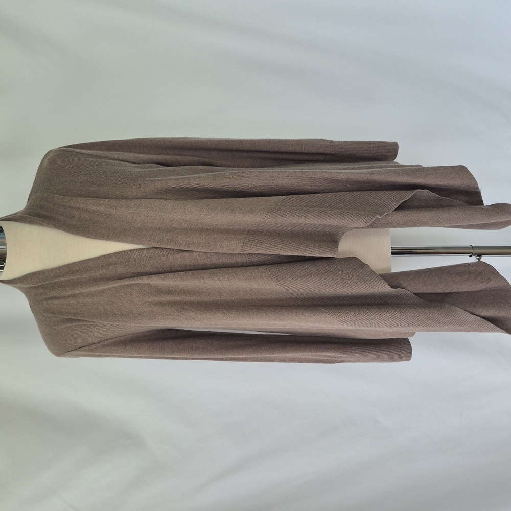 Soft Surroundings Taupe Knit Cardigan M NWT
